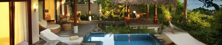 Pool at 5* Hilton Seychelles Labriz Resort and Spa