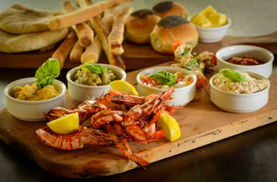 Food at Ibo Lodge in Mozambique